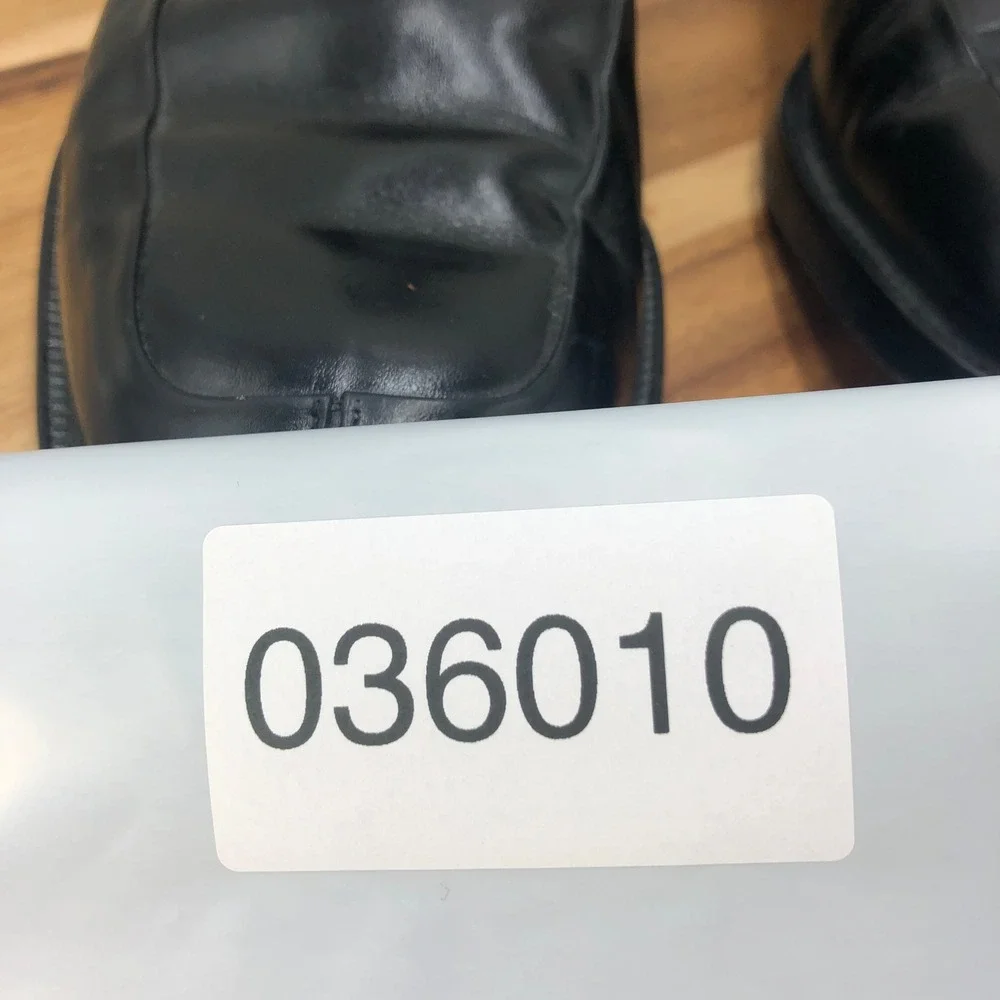 Bruno Magli Split Toe Oxford Dress Shoes Black Leather Mens 8.5 M Lace Up